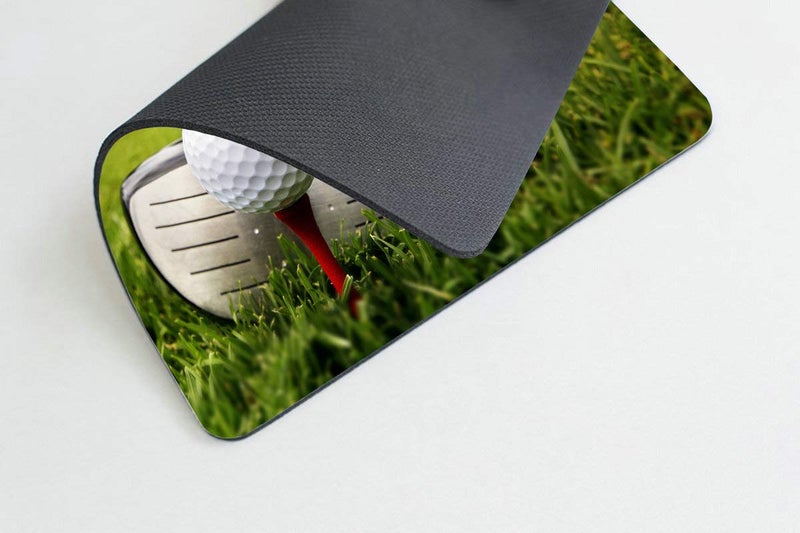 Smooffly Customized Rectangle Non-Slip Rubber Mousepad Gaming Mouse Pad Golf Course Golf Club and Ball - Image 5